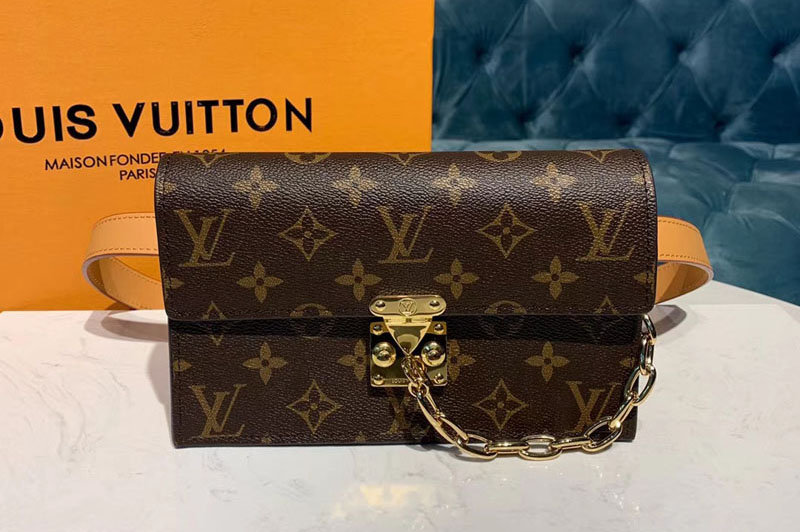 Louis Vuitton M44667 LV S Lock Belt Pouch PM Bags Monogram canvas