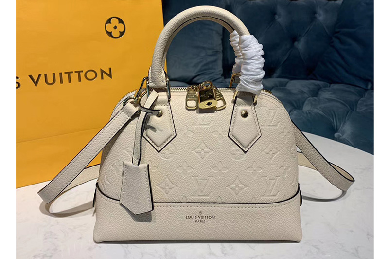 Louis Vuitton M44829 LV Alma BB handbags Beige Taurillon leather
