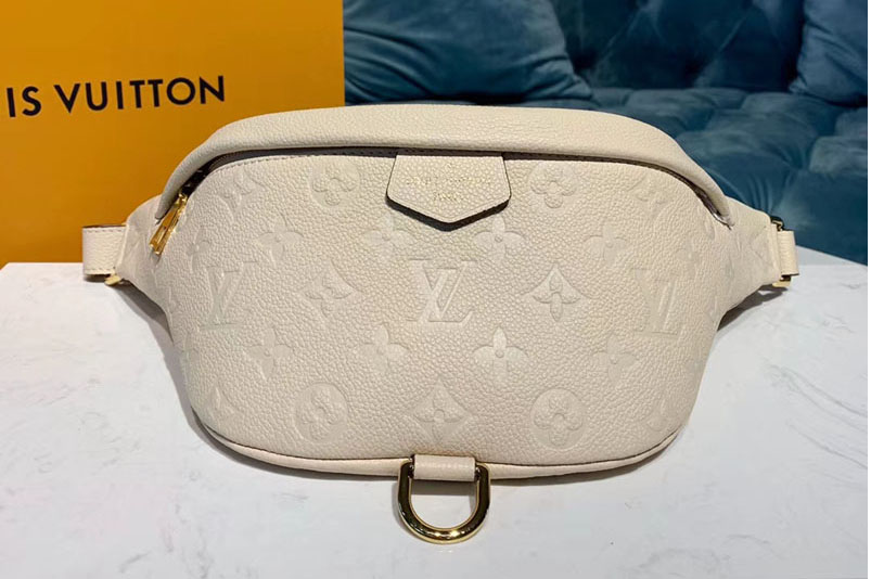 Louis Vuitton M44836 LV Bumbag White Monogram Empreinte Leather