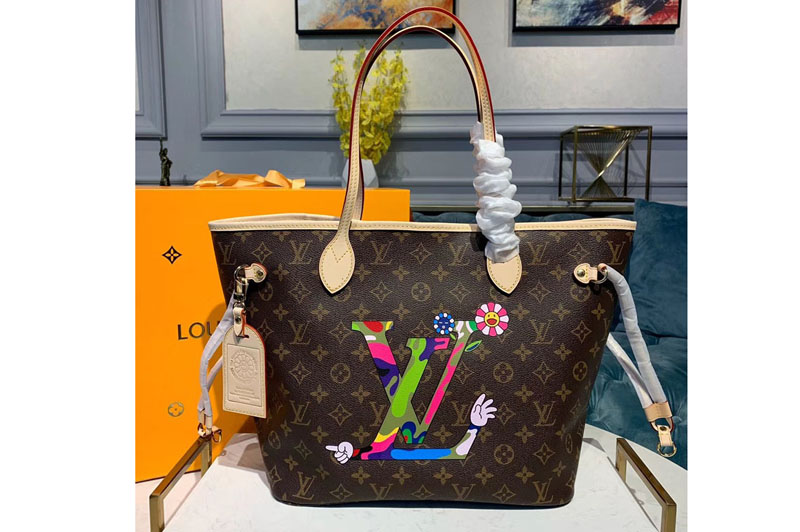 Louis Vuitton M50710 LV Neverfull MM Bags Monogram Canvas