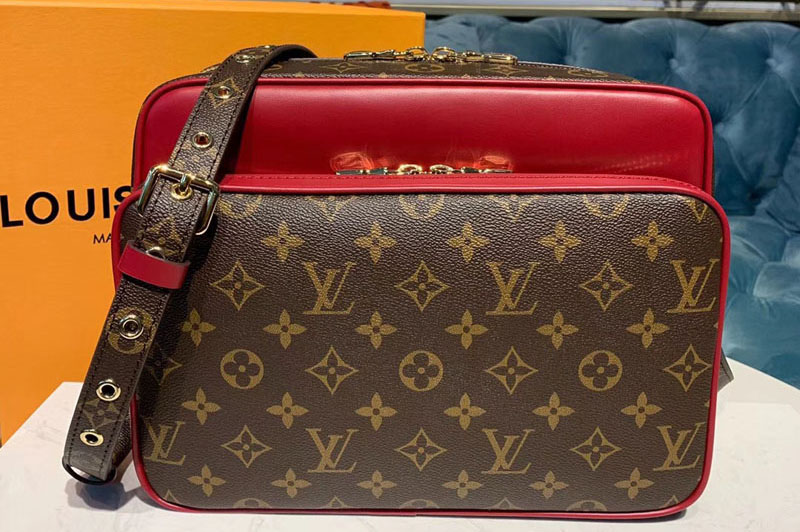 Louis Vuitton M51478 LV Nil Slim Bags Red Epi Leather and Monogram Canvas