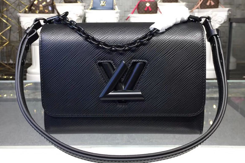 Louis Vuitton M54804 Epi Leather Twist MM Bags Black