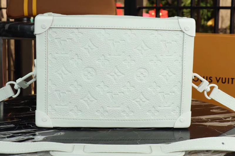 Louis Vuitton M53287 LV Soft Trunk Bags White Taurillon Monogram leather