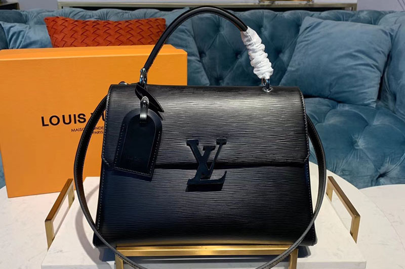 Louis Vuitton M53691 LV Grenelle MM Bags Black Epi Leather