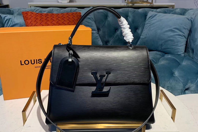 Louis Vuitton M53691 LV Grenelle mm Bags Black Epi Leather