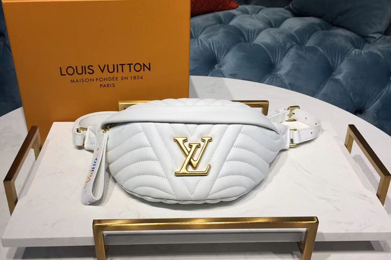 Louis Vuitton M53750 LV New Wave Bumbag White Leather