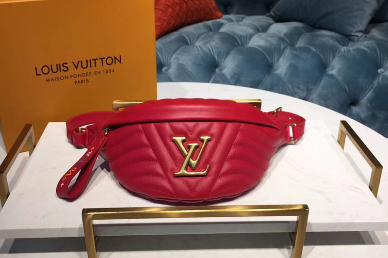 Louis Vuitton M53750 LV New Wave Bumbag Red Leather