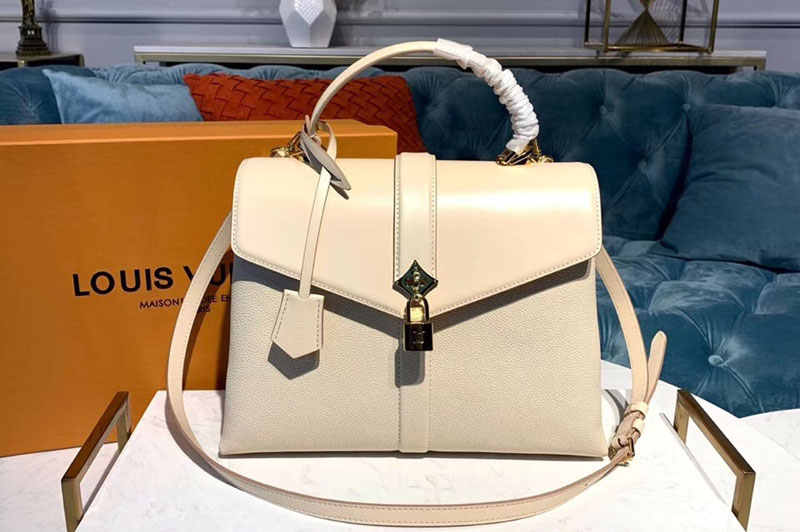 Louis Vuitton M53815 LV Rose Des Vents MM Bags Cream Calf Leather