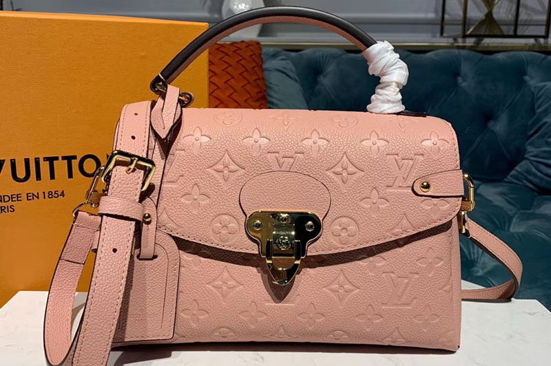 Louis Vuitton M53942 LV Georges BB Bags Pink Monogram Empreinte Leather