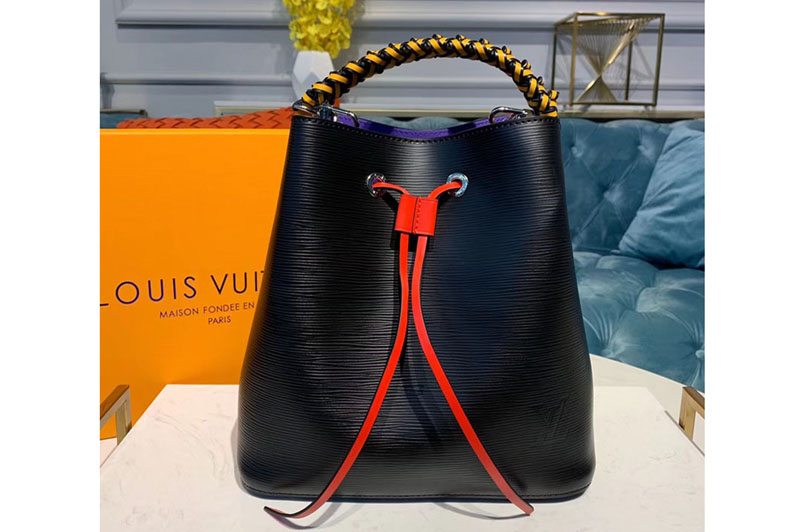 Louis Vuitton M54366 LV NéoNoé bucket bags Black Epi Leather