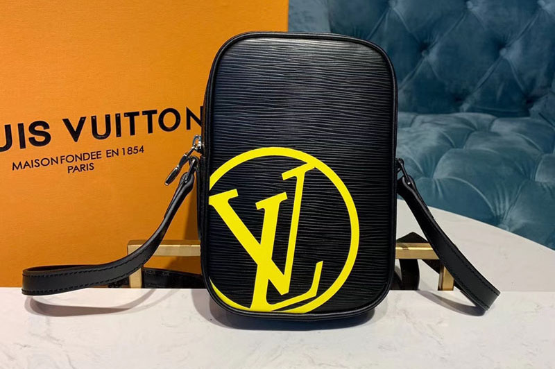 Louis Vuitton M55120 LV Danube BB Bags Black Epi Leather