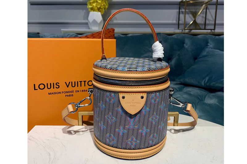 Louis Vuitton M55457 LV Cannes Bags Colvert Blue Monogram LV Pop print