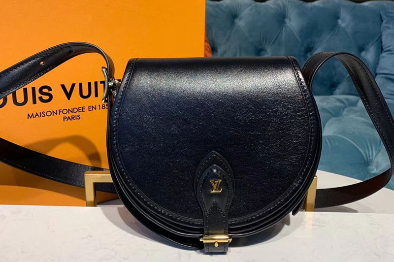 Louis Vuitton M55505 LV Tambourin handbags Black Calf leather