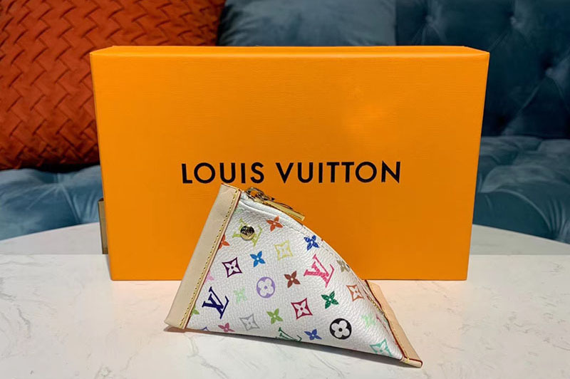 Louis Vuitton M58029 LV Berlingo Coin Purse White Monogram Multicolor