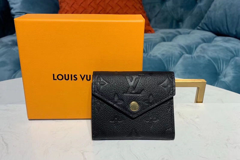 Louis Vuitton M62935 LV Zoe Wallet Black Monogram Empreinte Leather