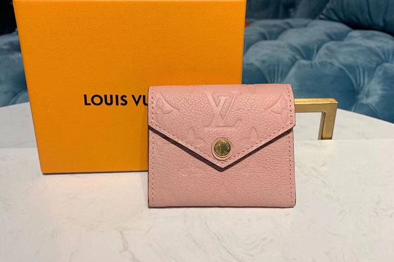 Louis Vuitton M62936 LV Zoe Wallet Pink Monogram Empreinte Leather