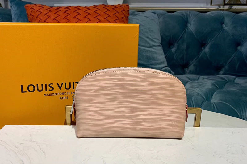 Louis Vuitton M60024 LV Cosmetic Pouch PM Bags Pink Epi Leather