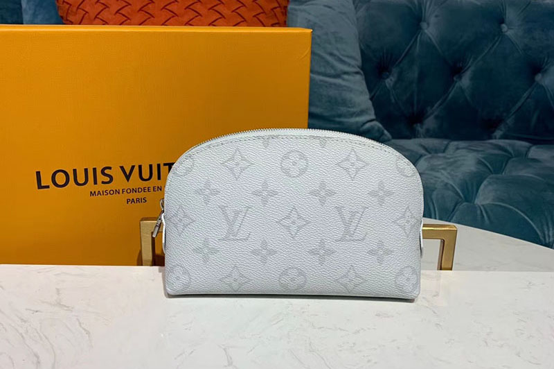 Louis Vuitton M60024 LV Cosmetic Pouch PM Bags White Monogram Canvas