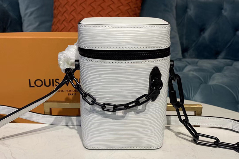 Louis Vuitton M61112 LV Bucket Bag White Epi Leather
