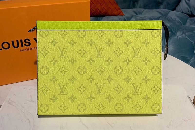 Louis Vuitton M61692 LV Pochette Voyage MM Bags Yellow Monogram Canvas