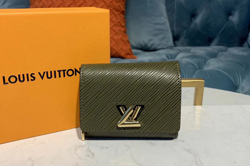 Louis Vuitton M67580 LV Twist XS Wallet Green Epi leather