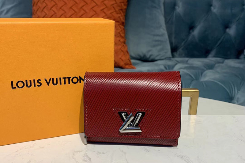 Louis Vuitton M68607 LV Twist XS Wallet Cherry Epi leather