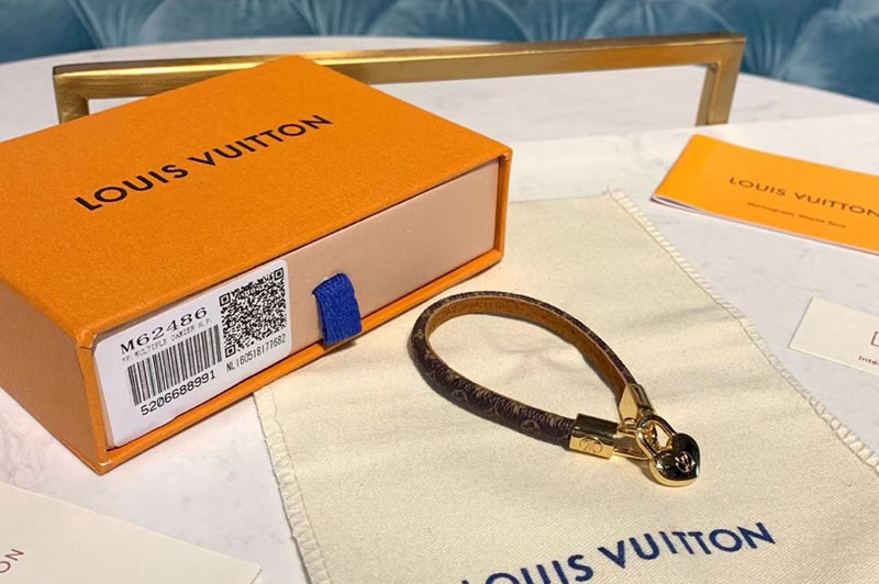 Louis Vuitton M6451F LV Crazy in Lock Bracelet Monogram Canvas