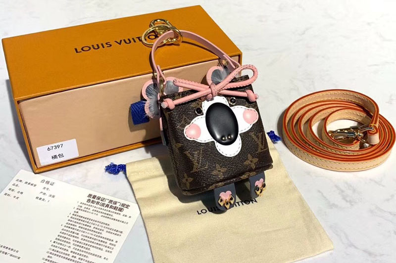 Louis Vuitton M67397 LV Wild Puppet Neonoe Koala Bag Charm and Key Holder