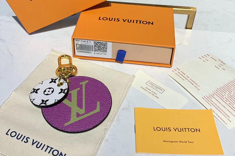 Louis Vuitton M67848 LV Monogram Giant Bag Charm and Key Holder Green ...