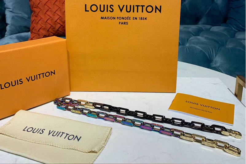 Louis Vuitton M68241 LV Monogram Colors chain necklace [M68241-x330
