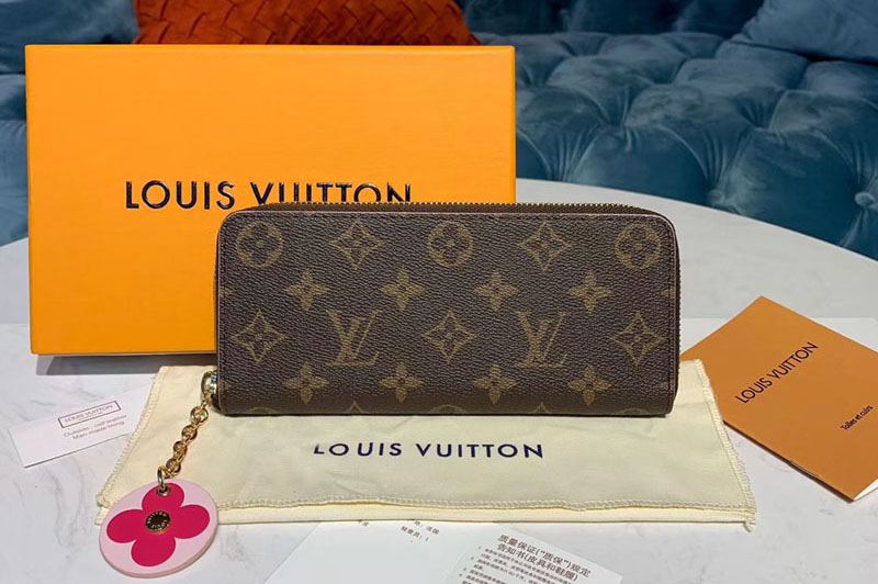 Louis Vuitton M68314 LV Clemence Wallets Monogram Canvas Pink