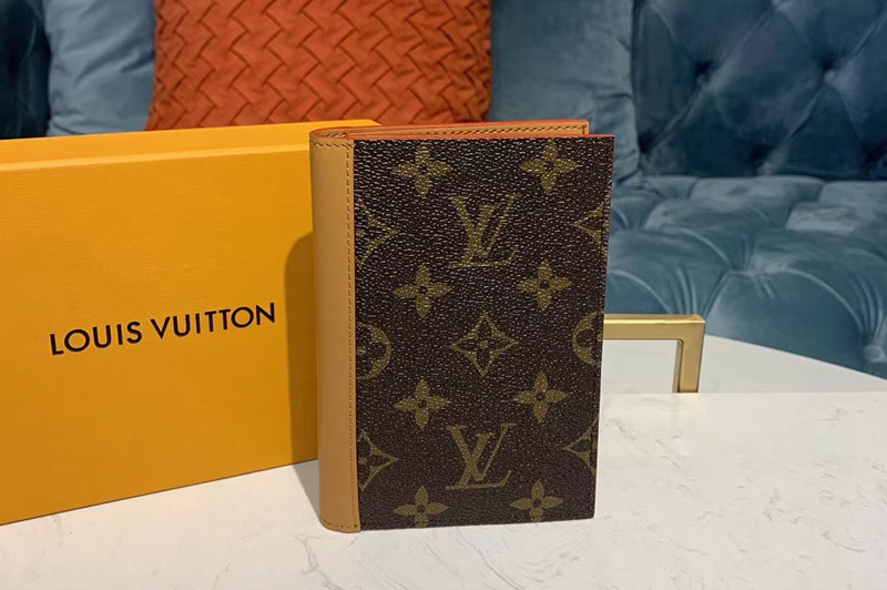 Louis Vuitton M68906 LV passport cover Wallet Monogram canvas With leather lining