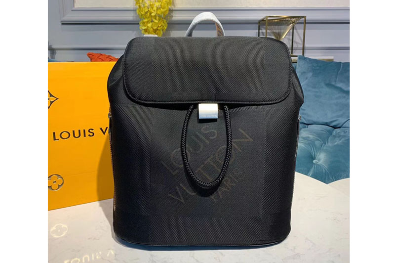 Louis Vuitton M93057 LV Backpack Bags Black Damier Geant