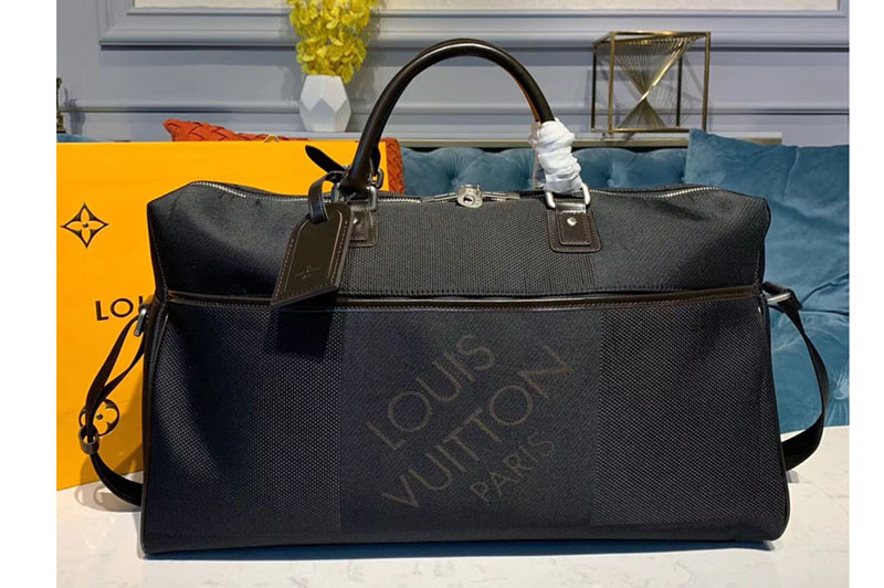 Louis Vuitton M93071 LV Keepall 50 Bags Black Damier Geant Canvas