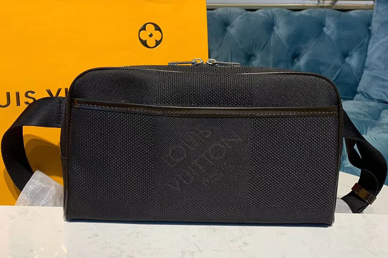 Louis Vuitton M93619 LV Bumbag Bags Black Damier Geant Canvas
