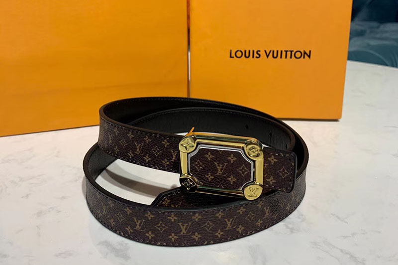 Louis Vuitton M9943V LV Malletier 25mm Belts Monogram canvas