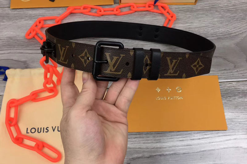 Louis Vuitton MP228Q LV Signature 35mm Belt Monogram canvas