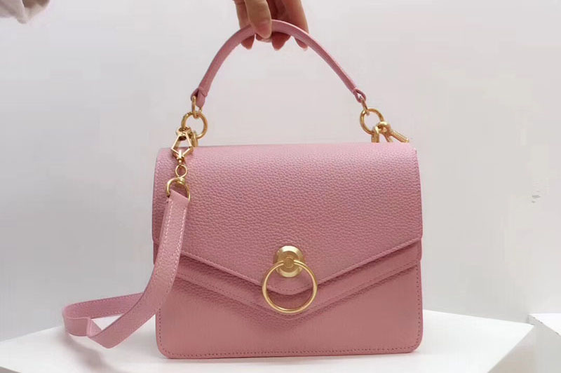 Mulberry Harlow Satchel Bags Small Classic Grain Leather Pink