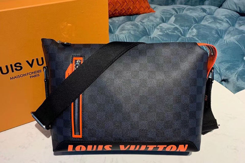 Louis Vuitton N40159 LV Discovery Messenger PM Bags Damier Graphite Canvas