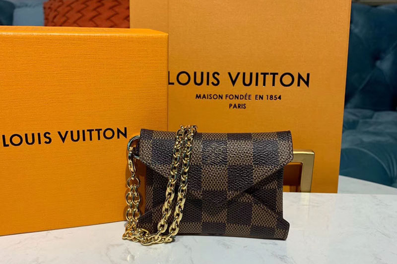 Louis Vuitton N60285 LV Kirigami Necklace Bags Damier Ebene Canvas