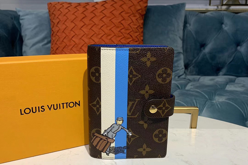 Louis Vuitton R20005 LV Small Ring Agenda Cover Wallet Monogram canvas With Doorman