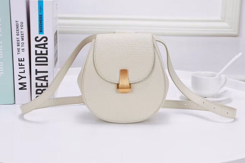 Bottega Veneta 576271 Angle Belt Bags White Calf Leather
