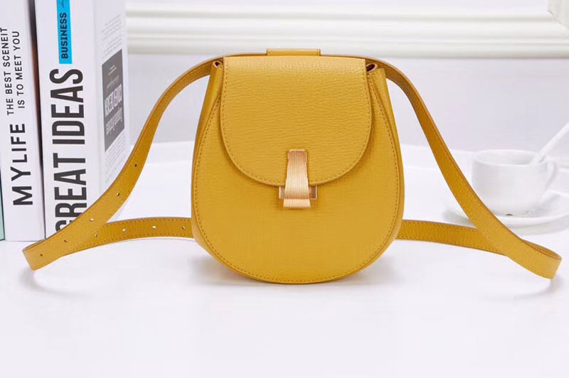 Bottega Veneta 576271 Angle Belt Bags Yellow Calf Leather