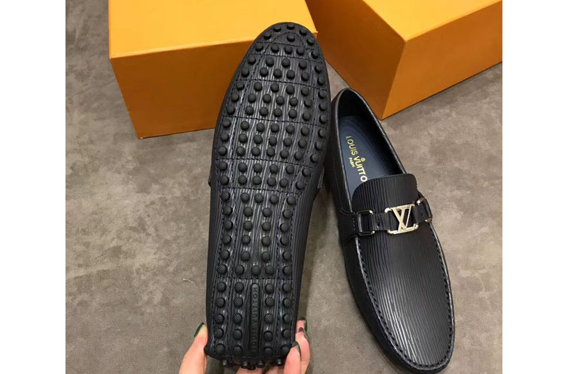 Louis Vuitton LV Hockenheim Loafer And Shoes Calf leather Blue
