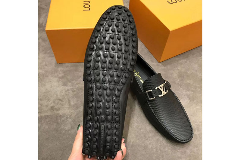 Louis Vuitton LV Hockenheim Loafer And Shoes Calf leather Black
