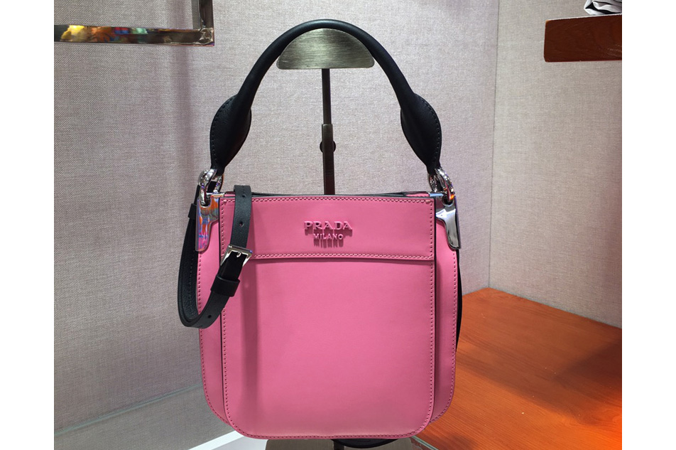 Prada 1BC082 Margit Small leather bags Pink Calf leather