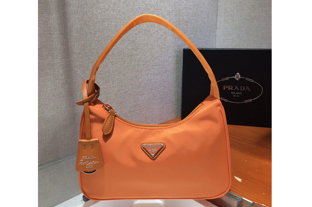 Prada 1NE515 Re-Edition 2000 nylon mini-bag in Orange Nylon