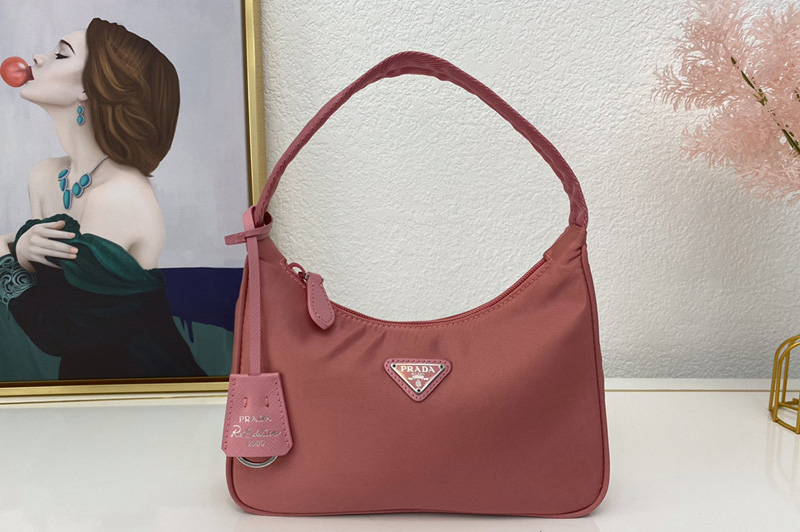 Prada 1NE515 Re-Edition 2000 nylon mini-bag in Pink Nylon