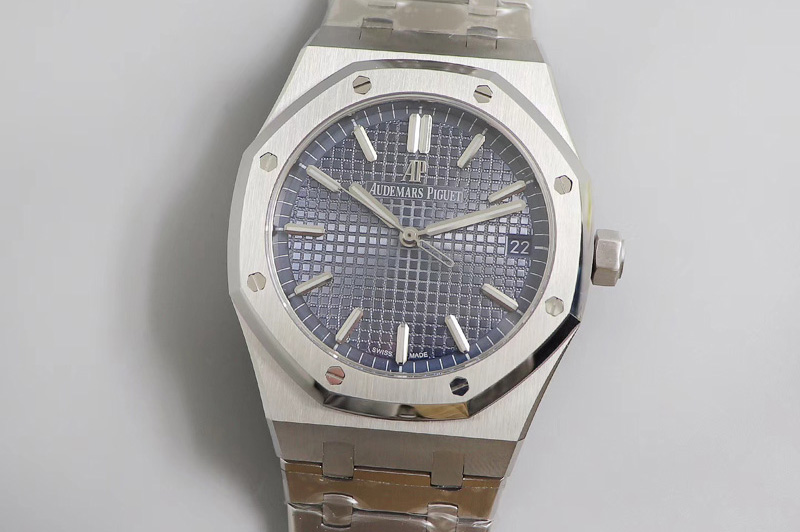 Audemars Piguet Royal Oak 41mm 15500ST TW Best Edition Blue Textured Dial on SS Bracelet Calibre.4302