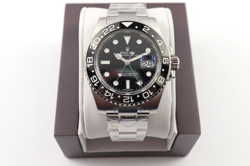 Rolex GMT-Master II 116710 LN Black Ceramic 904L Steel ARF 1:1 Best Edition SH3186 CHS